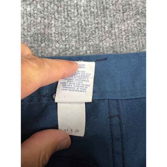 VNTG JD American Workwear Pants Men's 44x28 Blue Carpenter Utility Double Knee - Picture 3 of 7